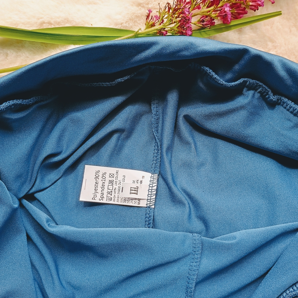 Pretty Blue Pleated A-Line Skorts for Casual Wear, Sz XXL, Sporty, Comfortable - Picture 8 of 10